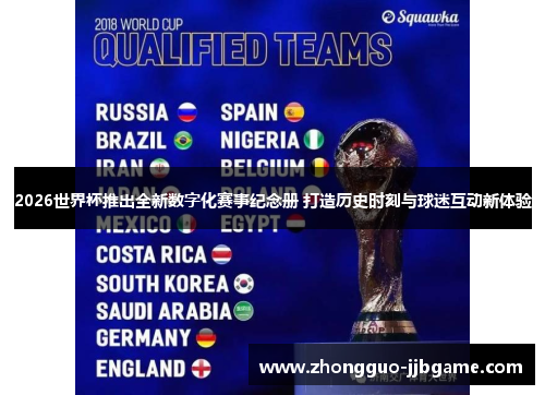 2026世界杯推出全新数字化赛事纪念册 打造历史时刻与球迷互动新体验